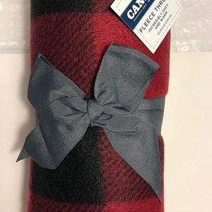 Throw Blanket- Plaid Fleece